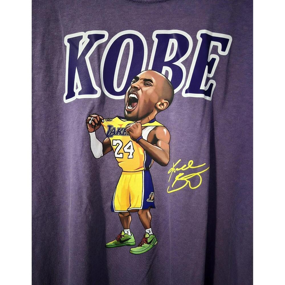 New Kobe Bryant Art T-Shirt Lakers Jersey S Size Xl Los Angeles 24